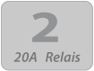 2 Relais 20A