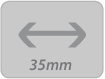 Gehäusebreite 35mm