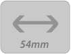 Gehäusebreite 54mm