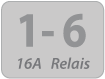 1-6 16A Relais