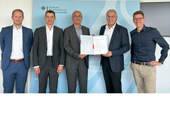 Zertifikatsübergabe beim BSI